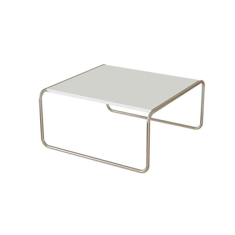 Square Steel Sled Coffee Table Modern 2 Nesting Cocktail Table