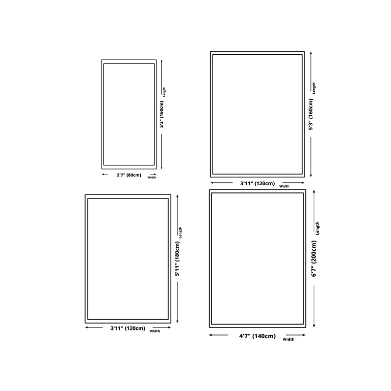 Simple Light Grey Carpet Polyester Graphic Carpet Washable Carpet for Drawing Room