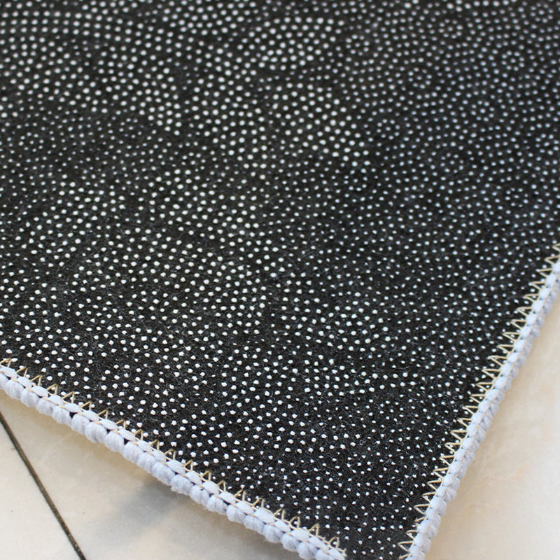 Modern Color Lump Rug Polyester Orange Rug Washable Rug for Living Room