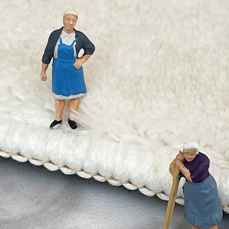 Modern Rug Polyester Color Block Indoor Rug Washable Rug for Drawing Room