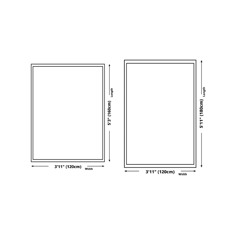 Green Modern Rug Polyester Striped Rug Stain Resistant Rug for Home Decor