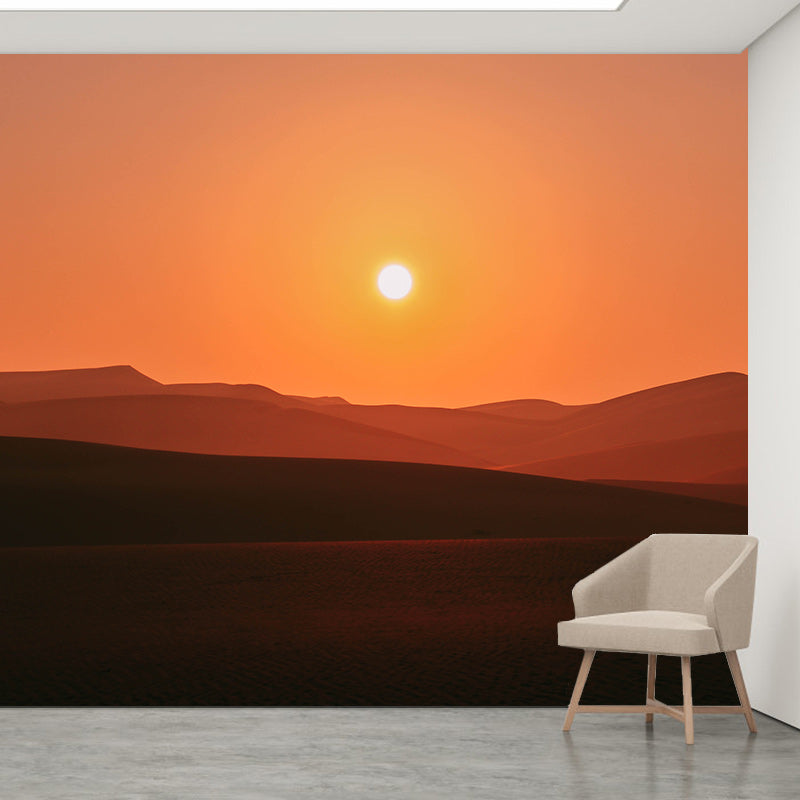 Modern Style Photography Wall Mural Wallpaper Sunset Scenery Bedroom Wall Mural