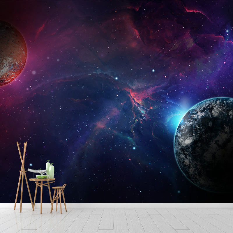 Environmental Wall Mural Wallpaper Vast Universe Living Room Wall Mural