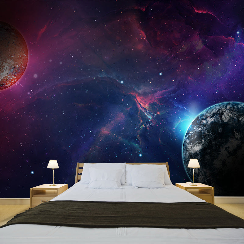 Environmental Wall Mural Wallpaper Vast Universe Living Room Wall Mural