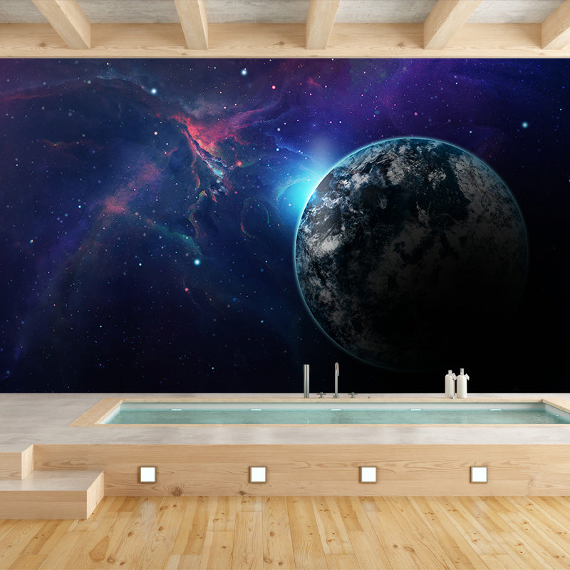 Environmental Wall Mural Wallpaper Vast Universe Living Room Wall Mural