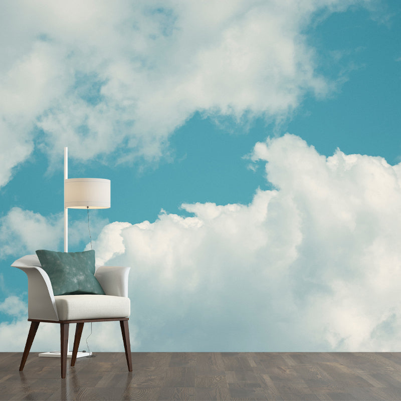 Modern Style Mural Wallpaper Fantastic Sky Environment Friendly Bedroom Wall Mural