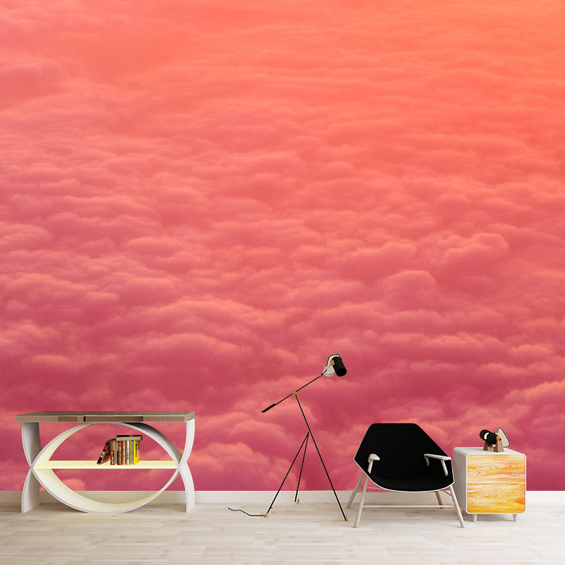 Modern Style Mural Wallpaper Fantastic Sky Environment Friendly Bedroom Wall Mural