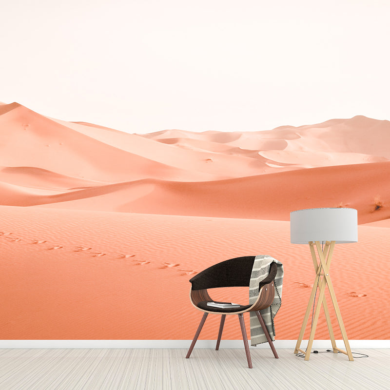 Photography Stain Resistant Mural Wallpaper Desert Scenery Sleeping Room Wall Mural