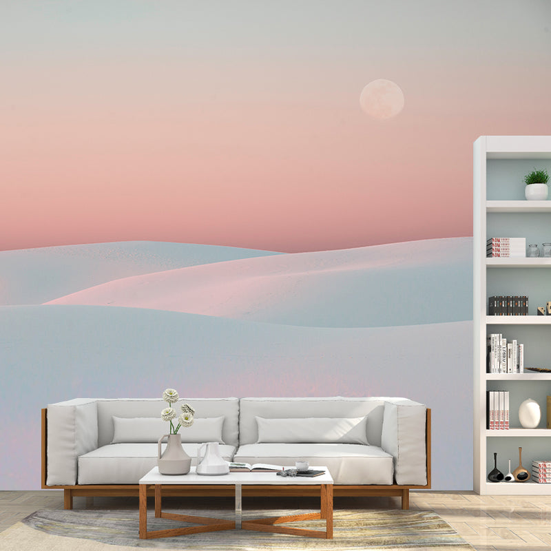 Photography Stain Resistant Mural Wallpaper Desert Scenery Sleeping Room Wall Mural