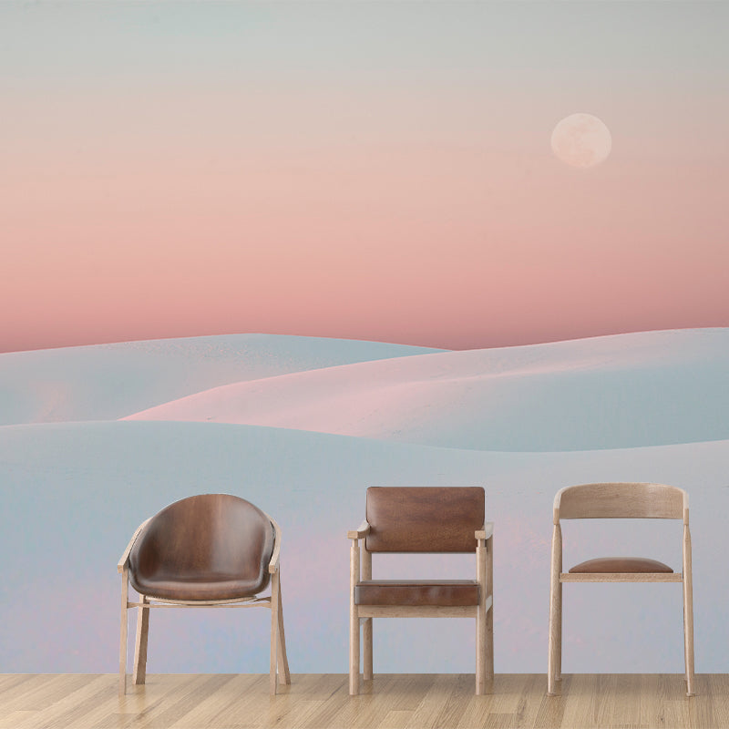 Photography Stain Resistant Mural Wallpaper Desert Scenery Sleeping Room Wall Mural