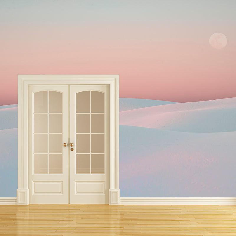 Photography Stain Resistant Mural Wallpaper Desert Scenery Sleeping Room Wall Mural