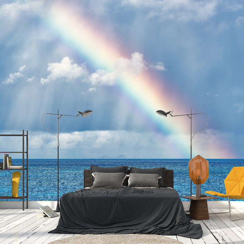Beautiful Sky Mildew Resistant Wallpaper Photography Sleeping Room Wall Mural