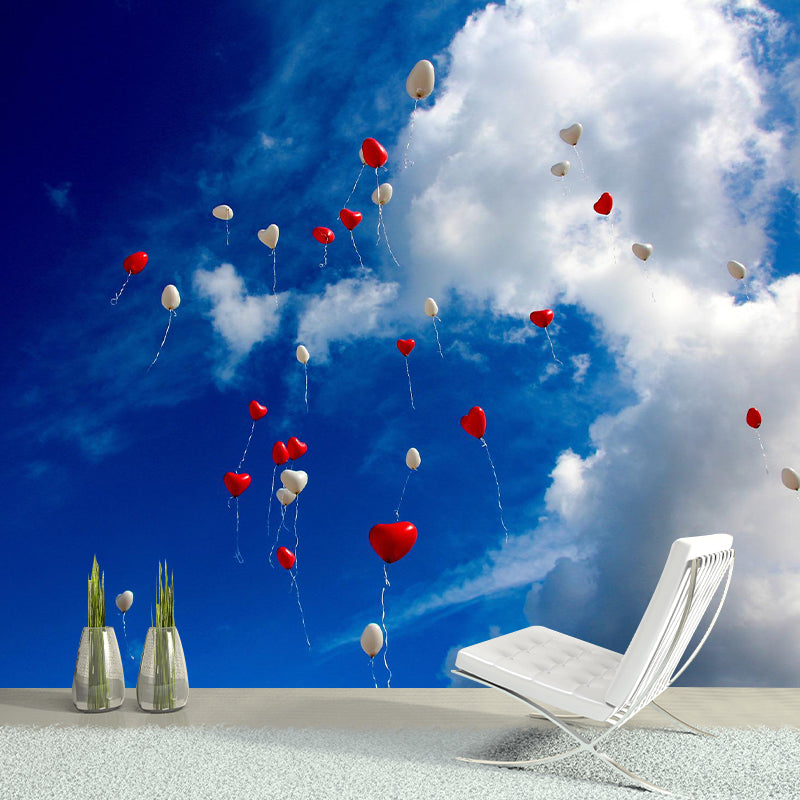 Beautiful Sky Mildew Resistant Wallpaper Photography Sleeping Room Wall Mural