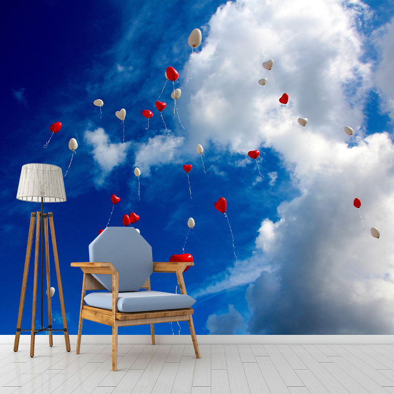 Beautiful Sky Mildew Resistant Wallpaper Photography Sleeping Room Wall Mural