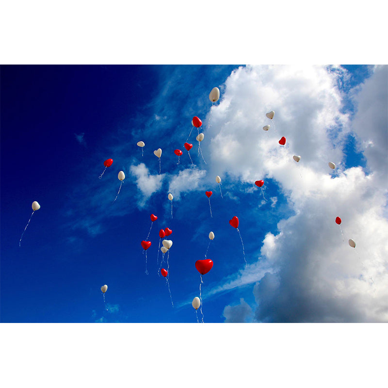 Beautiful Sky Mildew Resistant Wallpaper Photography Sleeping Room Wall Mural