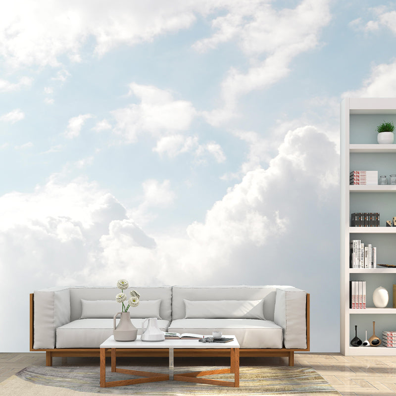 Beautiful Sky Mildew Resistant Wallpaper Photography Sleeping Room Wall Mural