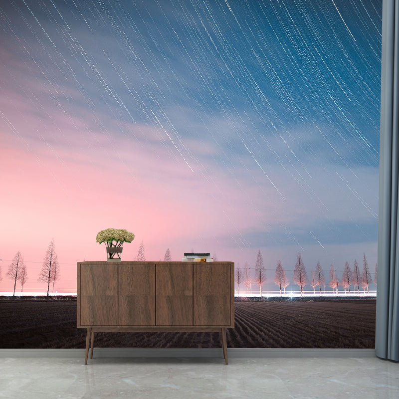 Eco-friendly Wall Mural Wallpaper Beautiful Sky Photography Sitting Room Wall Mural