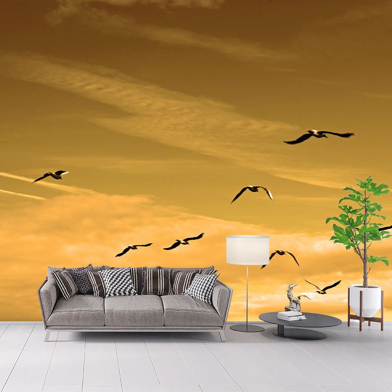 Eco-friendly Wall Mural Wallpaper Beautiful Sky Photography Sitting Room Wall Mural