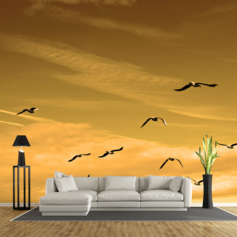 Eco-friendly Wall Mural Wallpaper Beautiful Sky Photography Sitting Room Wall Mural