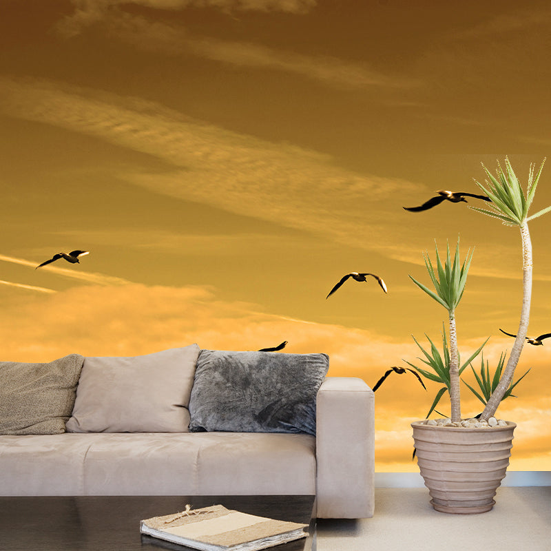 Eco-friendly Wall Mural Wallpaper Beautiful Sky Photography Sitting Room Wall Mural