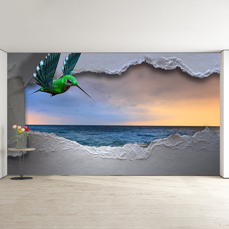 Modern Photography Mural Wallpaper Stereovision Sitting Room Wall Mural