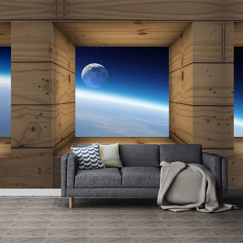 Modern Photography Mural Wallpaper Stereovision Sitting Room Wall Mural