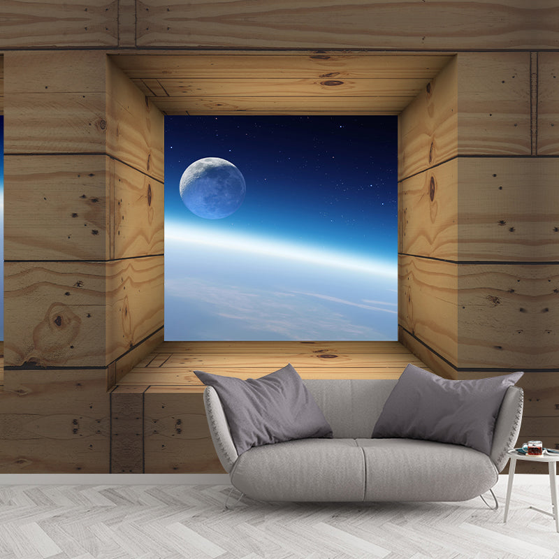 Modern Photography Mural Wallpaper Stereovision Sitting Room Wall Mural