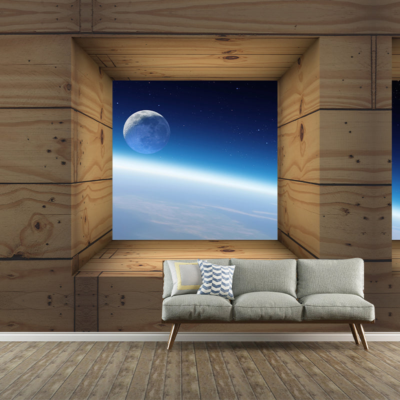 Modern Photography Mural Wallpaper Stereovision Sitting Room Wall Mural