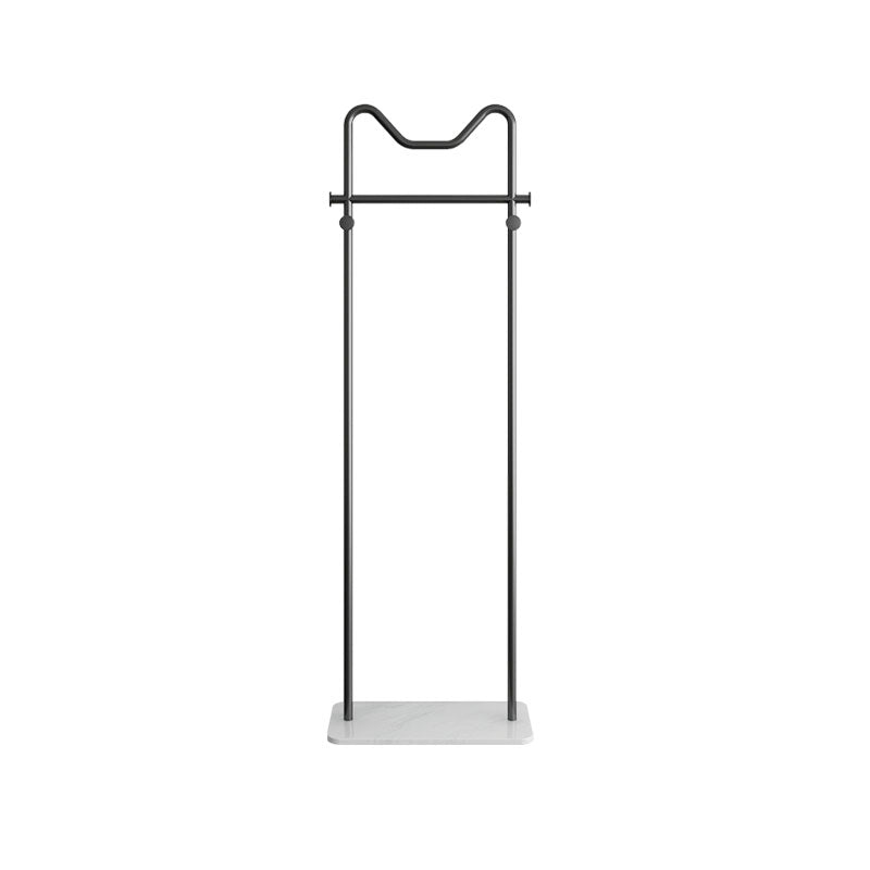 Modern Style Metallic Coat Rack Solid Color Hooks Design Free Standing Coat Rack