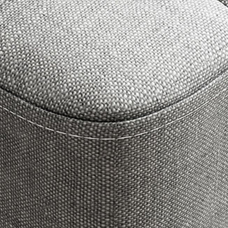 Square Pouf Ottoman Solid Color Tufted Fabric Fade Resistant Contemporary Pouf
