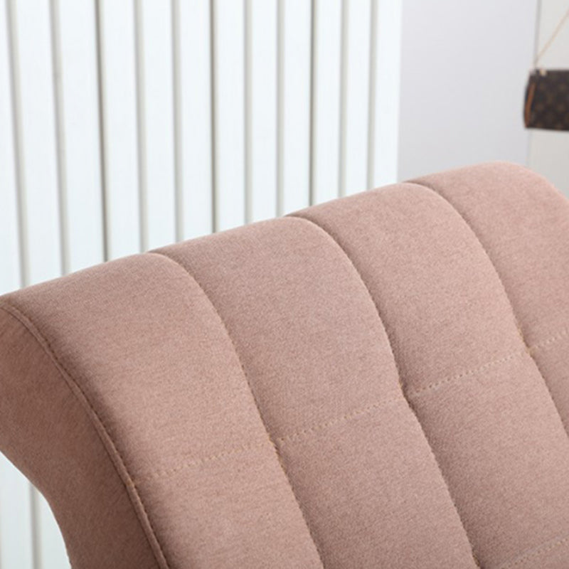 Modern Rocker Upholstered Button-Tufted with Gray Frame Rocking Chair(without Pillow)