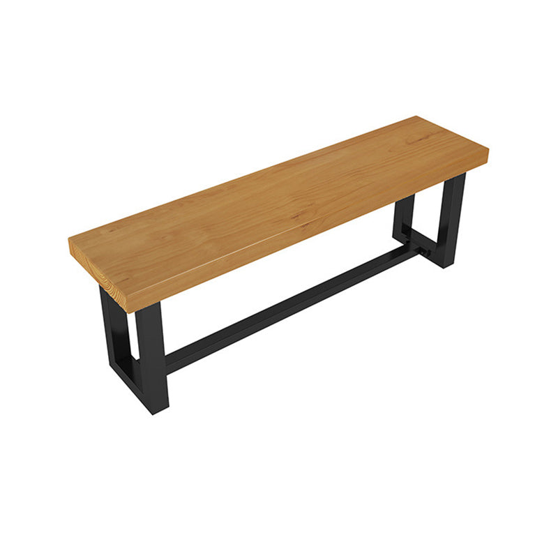 Industrial 1/3/5 Pieces Dining Set Rectangle Pine Wood Dining Table for Cafe