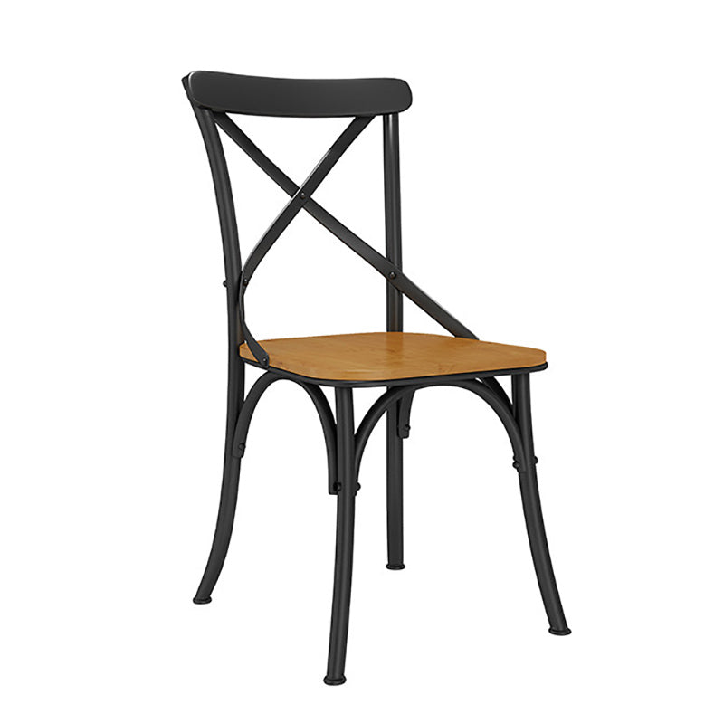 Industrial 1/3/5 Pieces Dining Set Rectangle Pine Wood Dining Table for Cafe