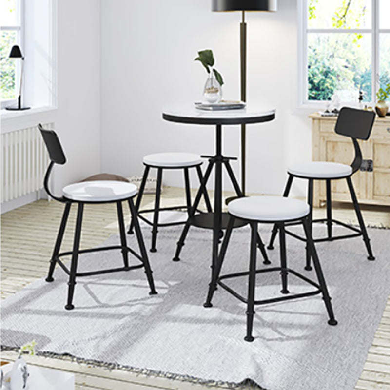 Modern 1/5 Pieces Dining Set Round Wood Dining Table Set for Dining Room