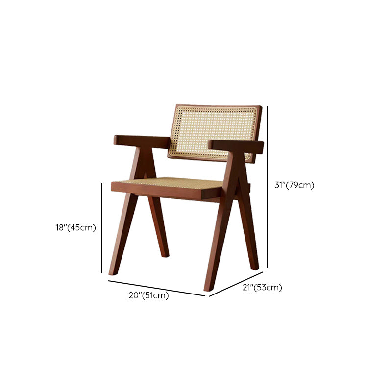 1/3/4/5 Pieces Rectangle Dining Set Solid Wood Dining Table with Wooden Chairs