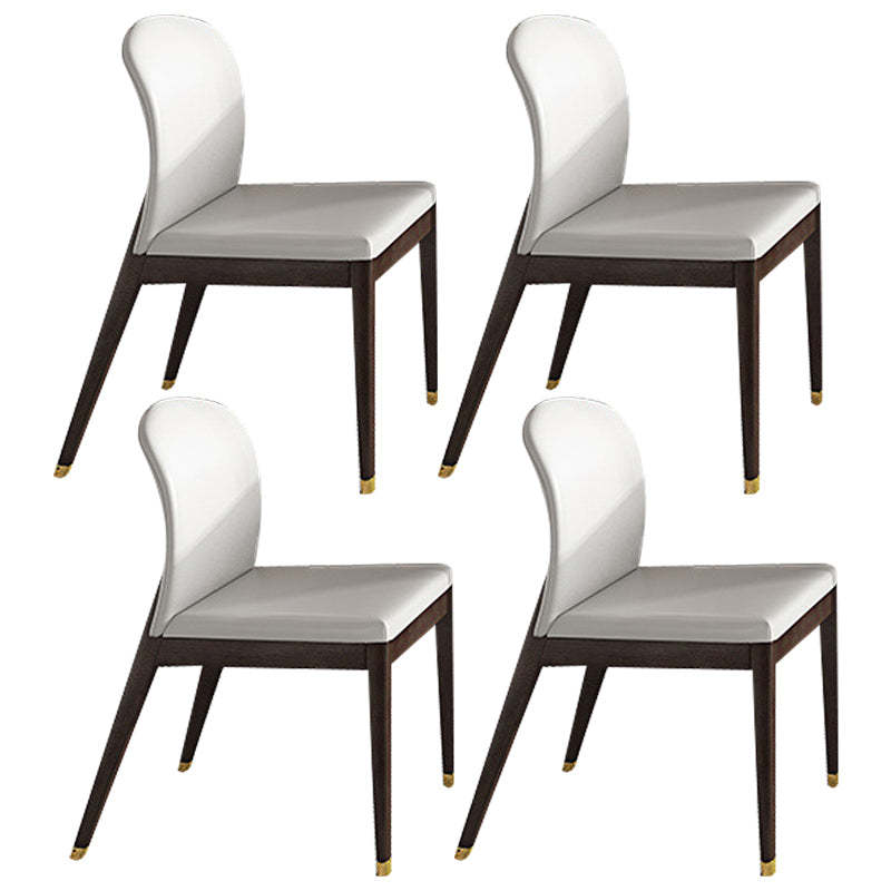 1/4/5/6/7 Pieces Rectangle Dining Set Sintered Stone Top Dining Table with Leather Chairs