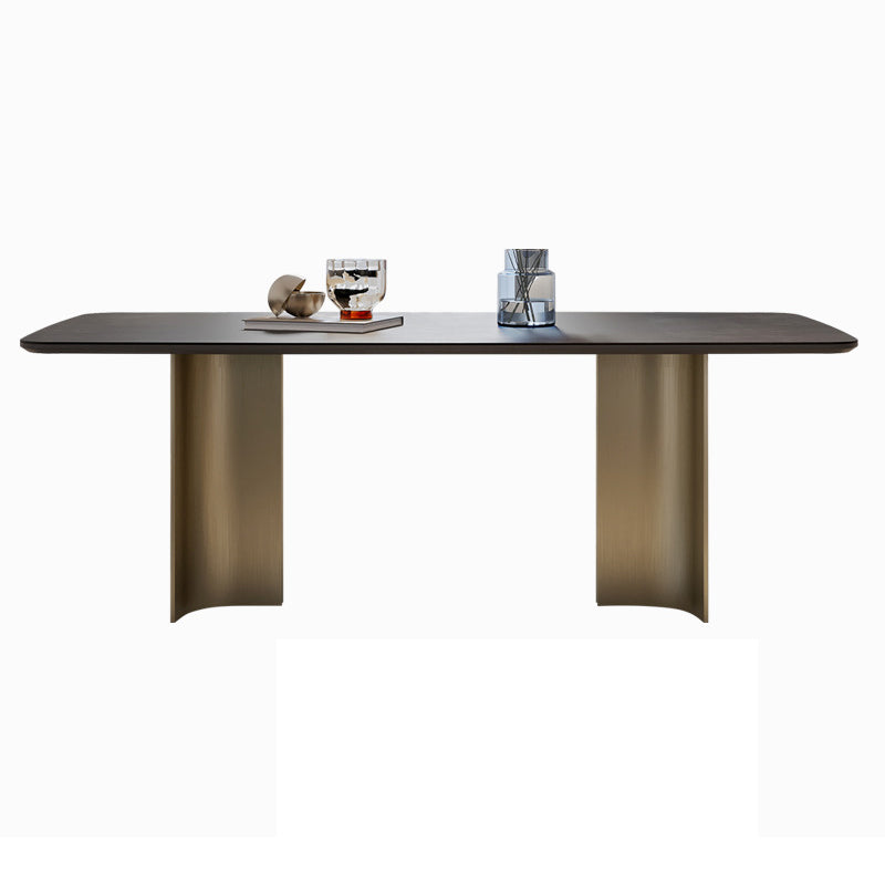 1/4/5/7 Pieces Designer Style Rectangle Dining Set Sintered Stone Top Dinette Table Set