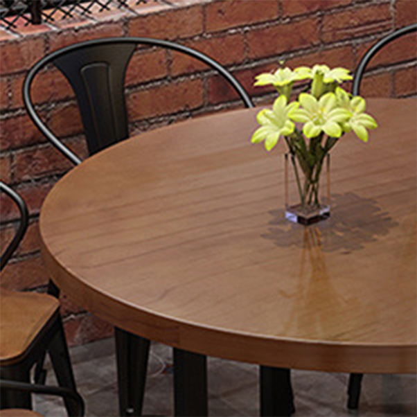 1/2/4/9 Pieces Modern Dining Set Solid Wood Round Table with Wooden Chairs