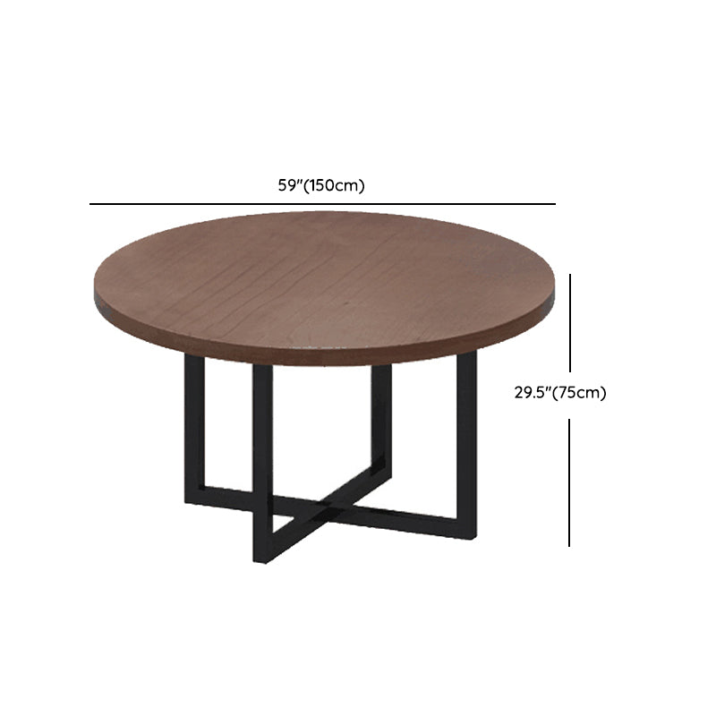 1/2/4/9 Pieces Modern Dining Set Solid Wood Round Table with Wooden Chairs