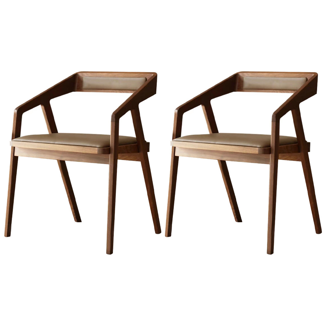 1/2/3/5 Pieces Rectangle Dining Set Solid Wood Dining Table with Wooden Chairs