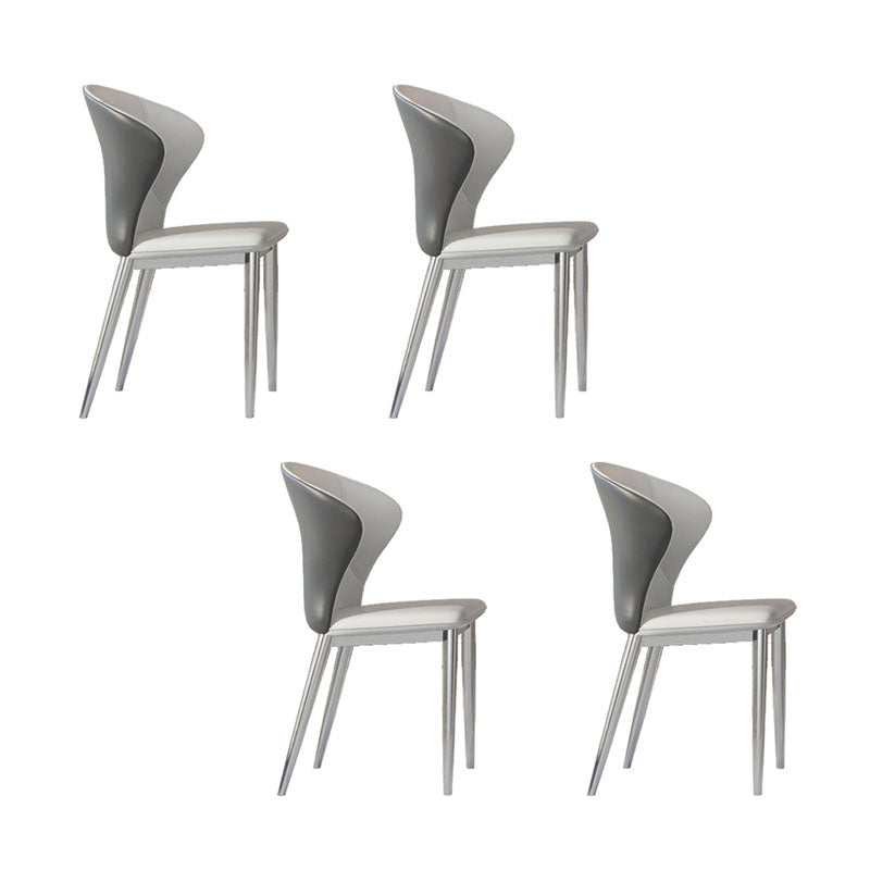 Sintered Stone Top Set 1/4/5/7 Pcs Rectangle Dining Table and Wingback Leather Chairs