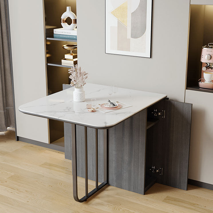 Modern Furniture Dining Set 1/3/5 Pcs Folding Table with Dining Upholstered Chairs