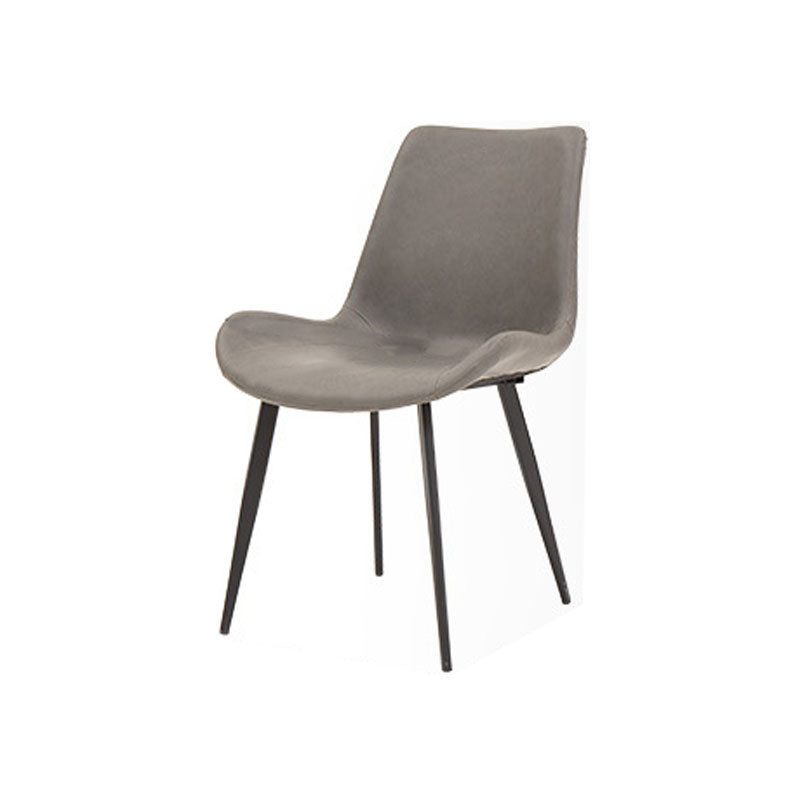 Metal Modern Dining Set with Solid Back Chairs 1/2/4/5/7 Pieces Dinette Set