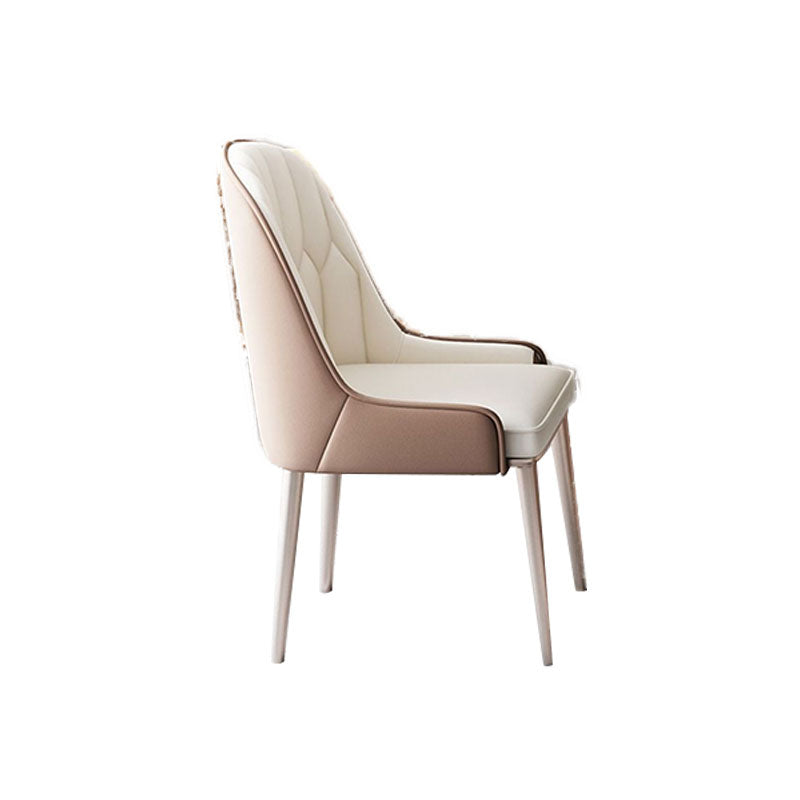 Modern Dining Set 1/5/7 Pcs Sintered Stone Top Table with Dining Upholstered Chairs