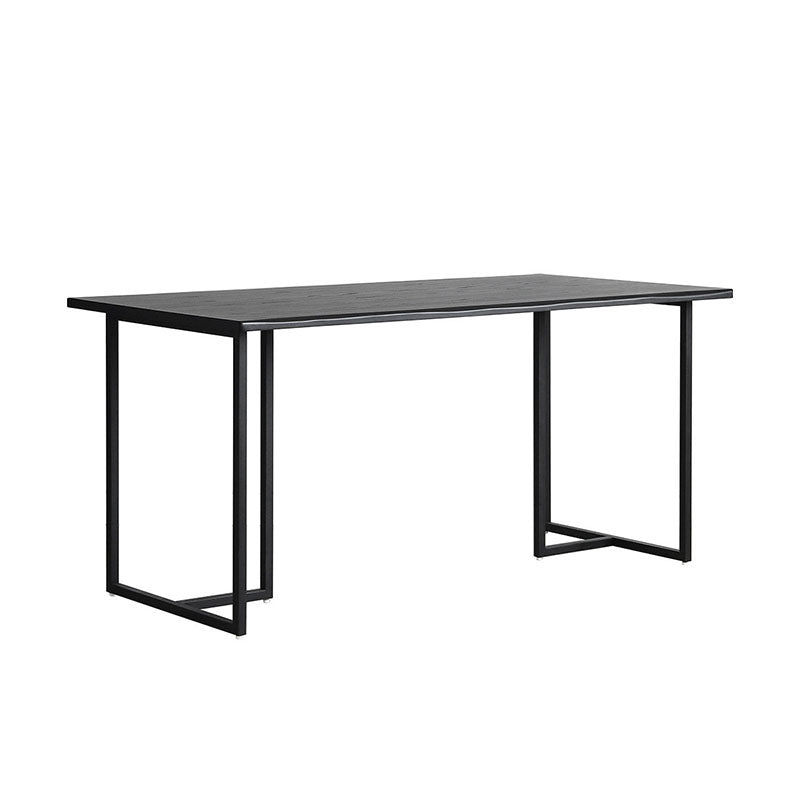 Modern 1/2 Pieces Dining Set Rectangle Wood Dining Table for Living Room