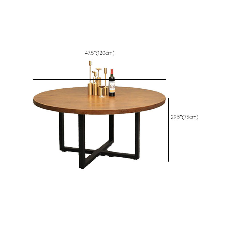 Modern 1/5/7 Pieces Dining Set Round Pine Wood Dining Table for Dining Room Kitchen