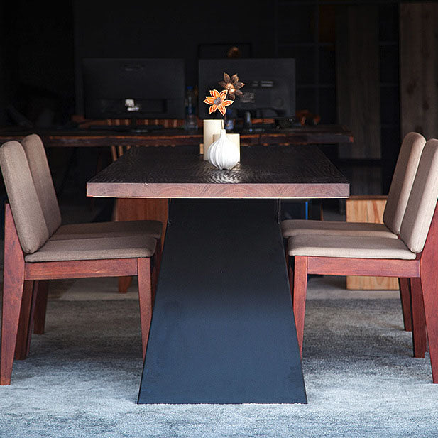 Modern 1/5 Pieces Dining Set Rectangle Wood Dining Table for Dining Room