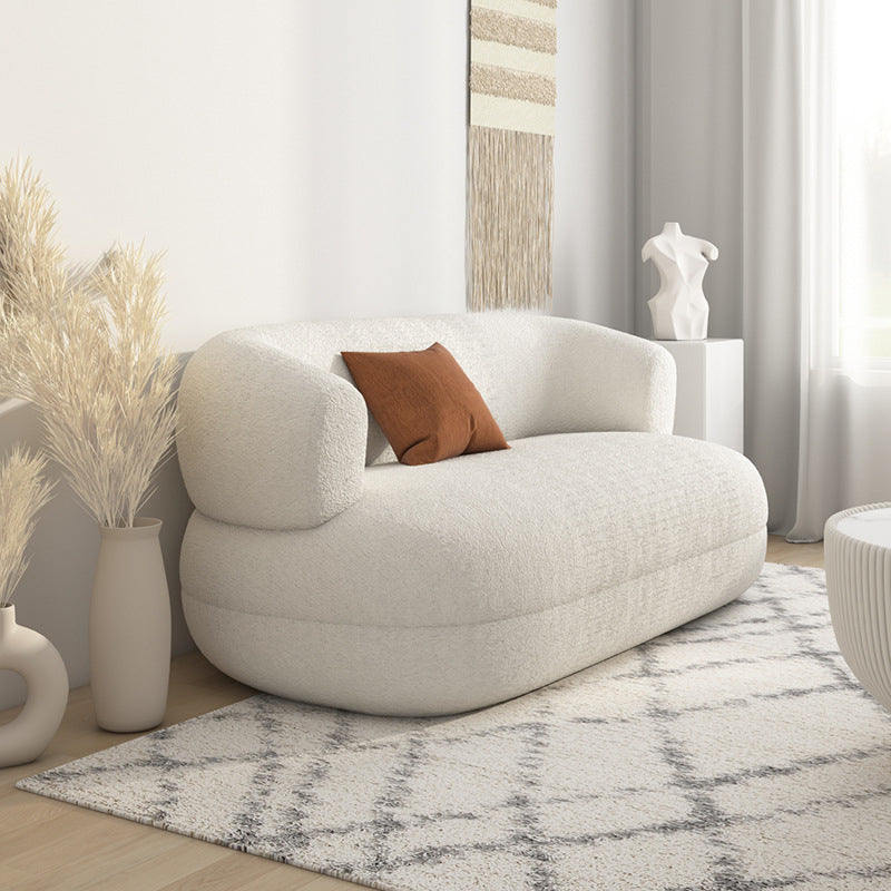 Modern Tight Back Sofa Tuxedo Arm 27.56" H Stain Resistant Sofa