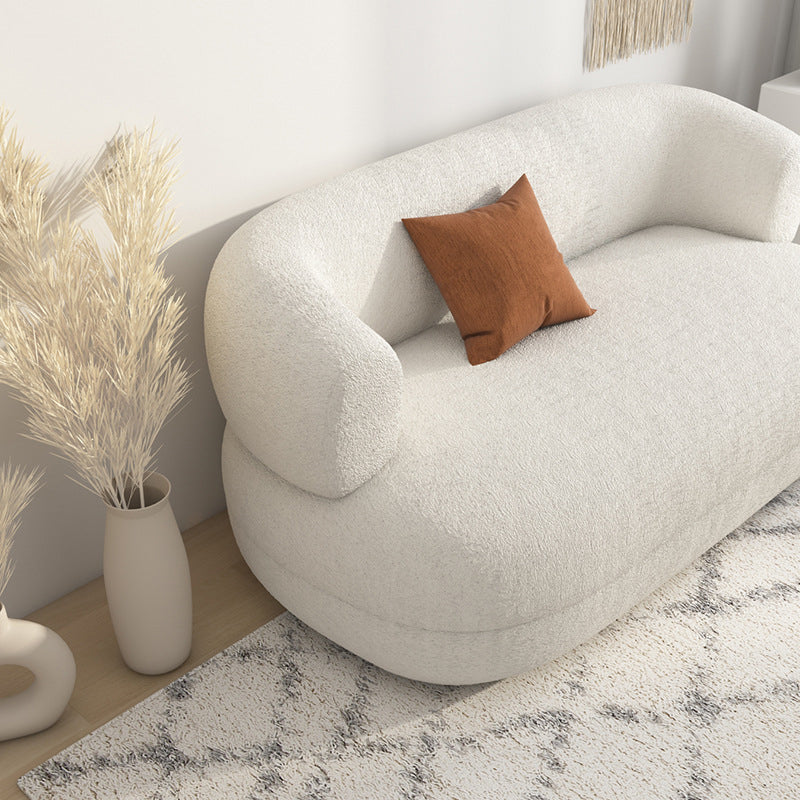 Modern Tight Back Sofa Tuxedo Arm 27.56" H Stain Resistant Sofa