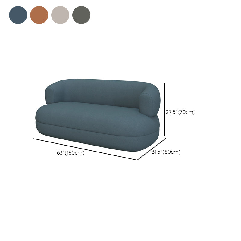 Modern Tight Back Sofa Tuxedo Arm 27.56" H Stain Resistant Sofa